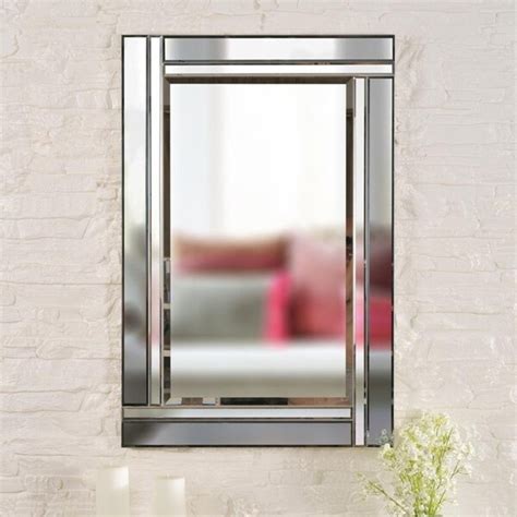 Shop Clarke 36 Rectangular Beveled Wall Mirror 36 X 24 On Sale Free Shipping Today