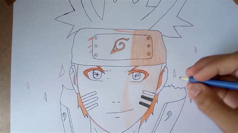 Speed Drawing Naruto Uzumaki Youtube