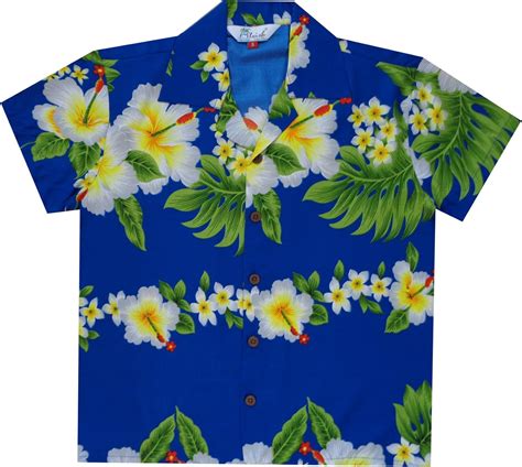Hawaii Hemden F R Jungen Hibiskus Blumendruck Strand Aloha Party Camp Kurz Rmelig Amazon
