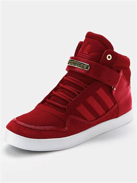 Red Adidas High Tops Sneaks And Dope Kicks Pinterest Adidas High