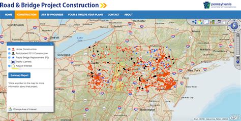 Penndot Launches Online Map That Details Road And Bridge Work