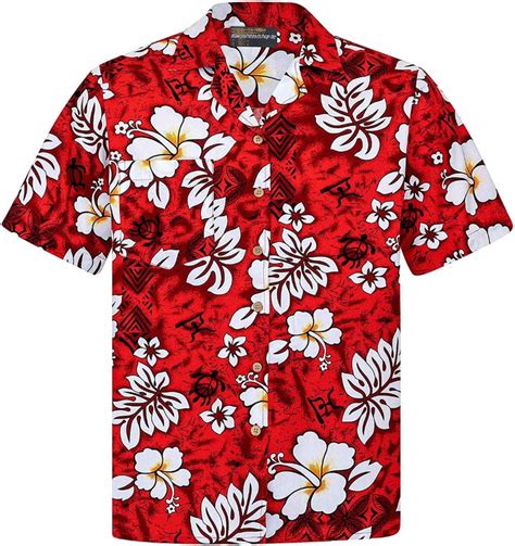 Mens Hawaiian Shirt 100 Cotton S 8xl Flowers Aloha Hawaii