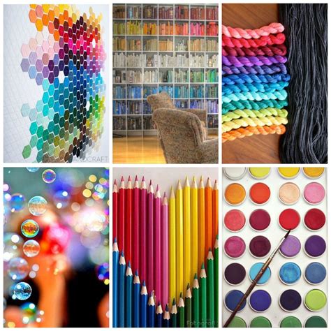 Mood Board Monday Rainbows Tanis Fiber Arts Blog Mood Colors Color Collage Rainbow Theme