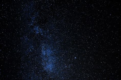 Gambar Langit Bintang Suasana Gelap Biru Galaksi Nebula Luar