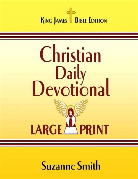 Christian Daily Devotional Large Print By Suzanne Smith Paperback