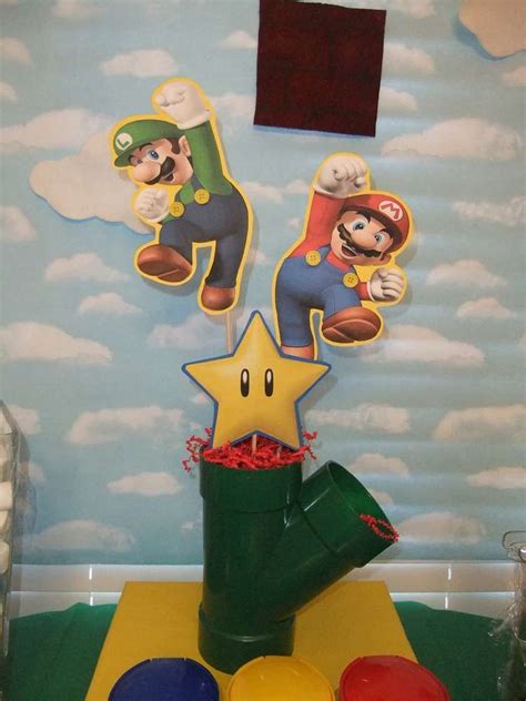 Super Mario Brothers Birthday Party Ideas Photo 15 Of 26 Mario