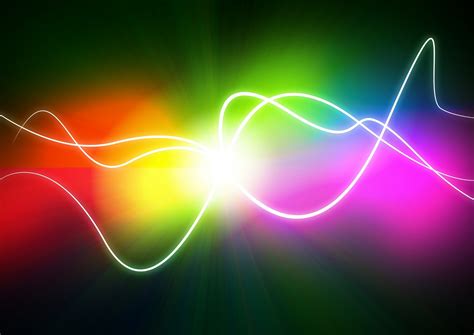1920x1358 Lines Wavy Multicolored Glow Wallpaper Coolwallpapersme