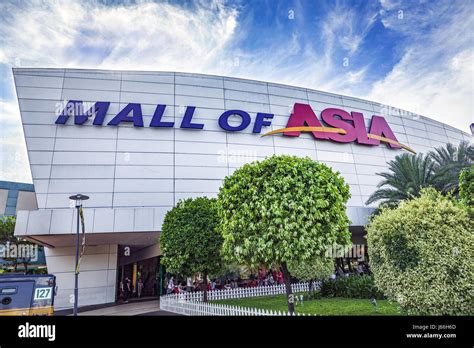 Facade Of The Sm Mall Of Asia Sm Moa 4th Largest Shopping Mall In The