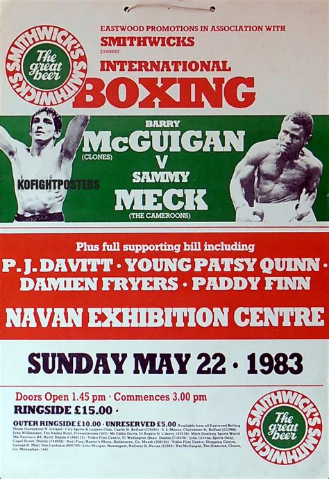 Barry Mcguigan Vs Sammy Meck Site