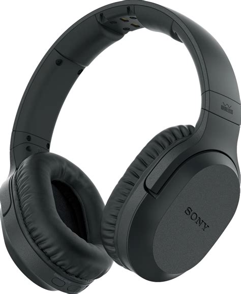 Sony Whrf400 Rf Wireless Headphones Black Whrf400 Best Buy