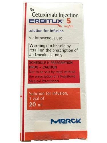 Erbitux Cetuximab Injection 100ml Merck At Rs 15000box In New Delhi