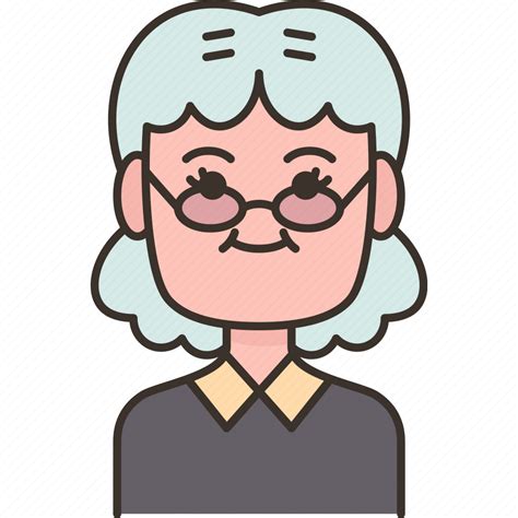 Grandmother Grandma Senior Female Person Icon Download On Iconfinder