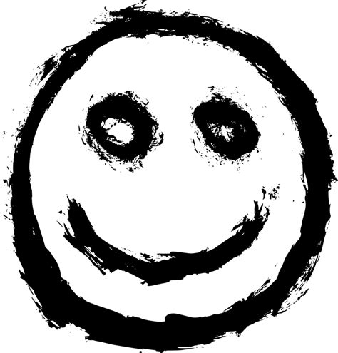 4 Grunge Smiley Happy Sad Icon Png Transparent