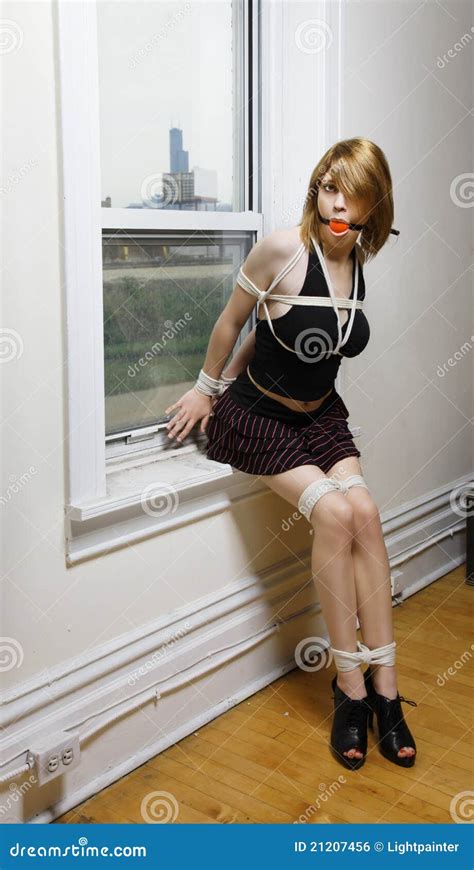 Tied Up Stock Photo Image Of Window Studio Person
