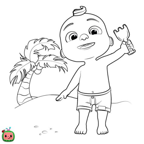 Thanks for supporting desert chica. CoComelon Coloring Pages JJ - XColorings.com