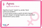 Significado do Nome Agnes - Significado dos Nomes