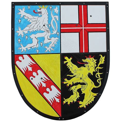 Das wappen des saarlandes wurde in seiner heutigen form im jahre 1956 gestaltet. Wappenschild von Saarland | Outfit4Events