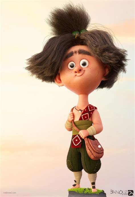 20 Beautiful And Creative 3d Cartoon Characters And Funny
