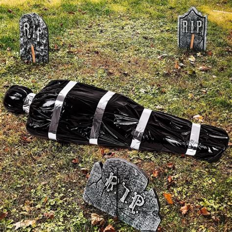 Halloween Decorations Dead Victim Props Fake Dead Body Realistic Props