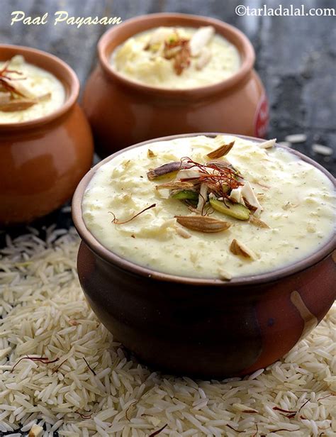 Paal Payasam South Indian Rice Kheer Recipe Kerala