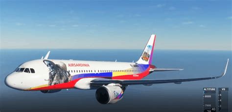 For Flybywire A320nx Livery For Airsardiniavirtual Virtual Airline V10