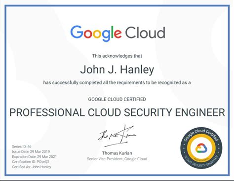 Read this guide and get certified. Google Professional Cloud Security Engineer Certification ...