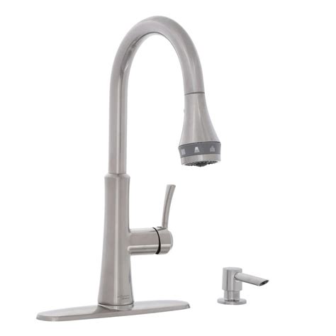 Buy products such as ktaxon commercial stainless steel single handle pull down sprayer kitchen faucet, pull out kitchen faucets brushed nickel at walmart and save. American Standard Huntley SelectFlo Single-Handle Pull ...