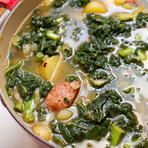 Spicy Sausage Kale And Potato Soup Fmitk From My Impossibly Tiny