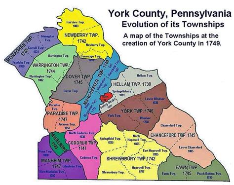 York County Township Map Living Room Design 2020