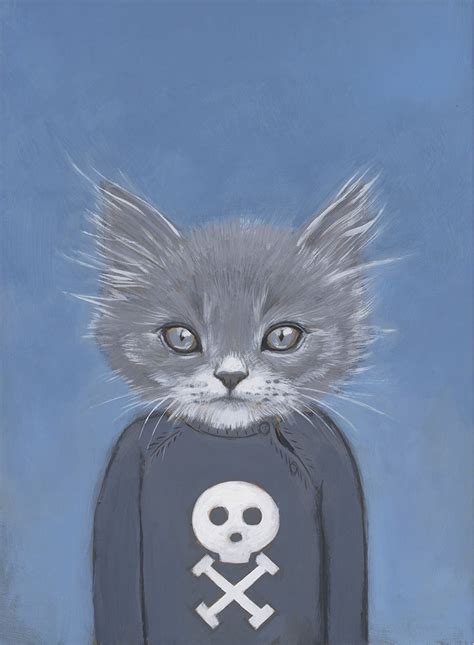 Heather Mattoon Cats In Clothes Paintings