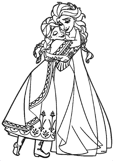 Anna Coloring Pages coloringsuite in 2020 | Elsa coloring pages, Coloring pages, Elsa coloring