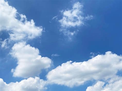 Premium Photo Cloudscape On Blue Sky Background