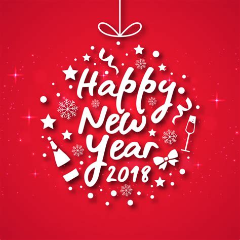 # happy new year # nyre # annkut # annakat # rixton. Modern happy new year 2018 celebration card Vector | Free Download