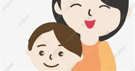 Download Gambar Kartun Ibu Dan 2 Anak Laki Laki Background