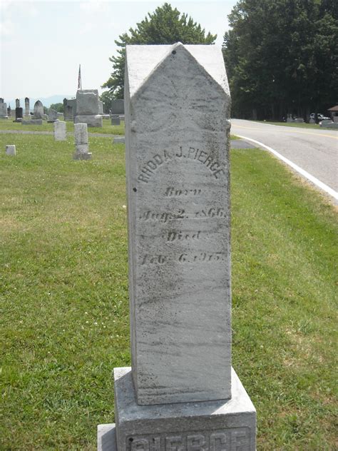 Rhoda Jane Creger Pierce 1866 1915 Find A Grave Memorial
