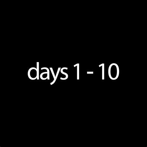 67 Day Countdown Days 1 10 — Restore7