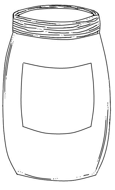 Cookie Jar Coloring Template Coloring Pages