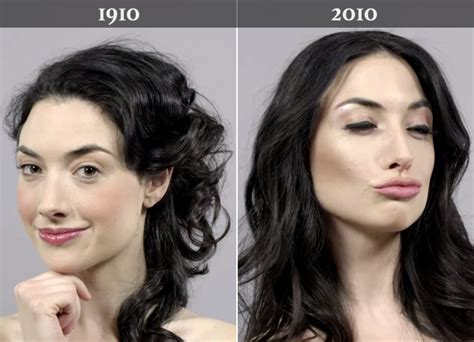 100 Years Of Beauty In 1 Minute Its Crazy How Ideals Have Changed