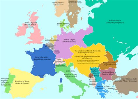 Official Names Of European Countries In 1914 Tumblr Pics