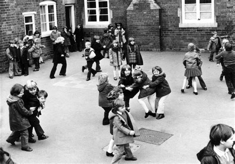 Children Playing In The School Yard In 1975 Bottesford Living History