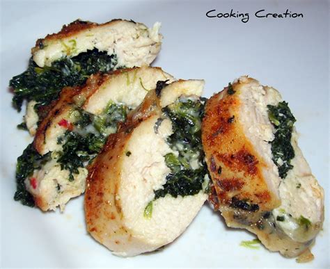 Typically when we think of stuffed chicken, it has to do with stuffing the cavity of a whole chicken. Spinach Stuffed Chicken Recipe - (2.7/5)