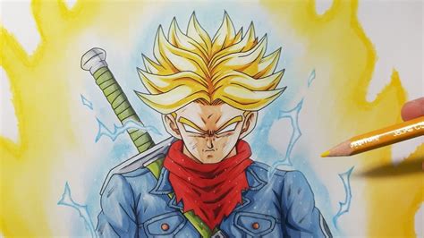 How To Draw Future Trunks Super Saiyan Rage Step By Step Tutorial