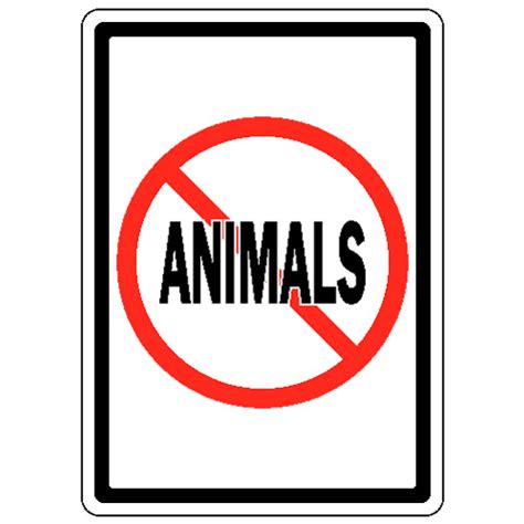 No Animals Allowed Sign Clipart Best