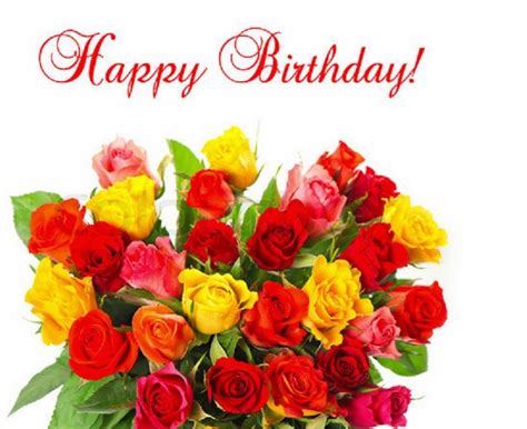 Happy Birthday Flowers Pictures Beautiful Flowers
