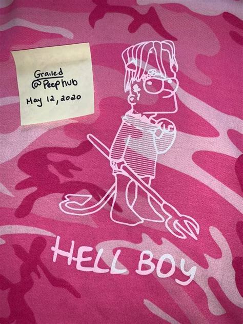 Superrradical Lil Peep X Superradical Pink Camo Hellboy Hoodie Grailed