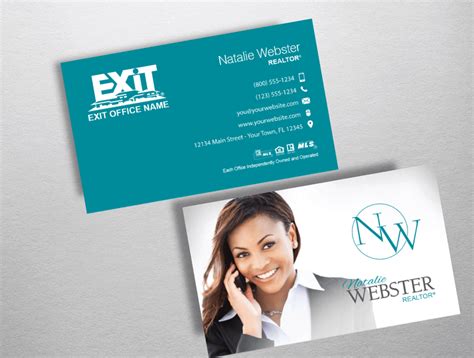 Why choose realty cards for your realtor business card printing? Exit Realty Business Cards | Exit Realty Business Card Style EXR213
