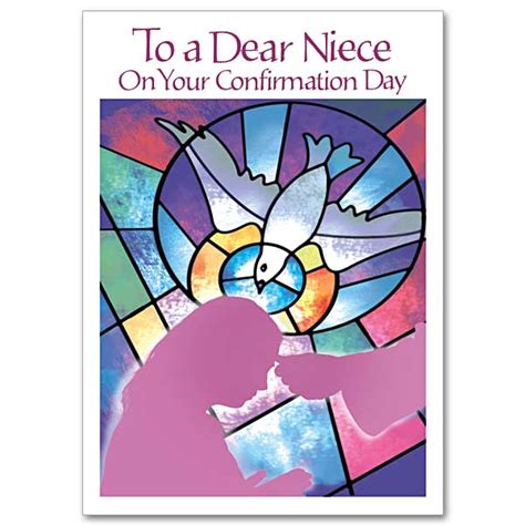 One of the most important things in your life as a christian is when you get a confirmation. To a Dear Niece On Your Confirmation: Confirmation Card Niece