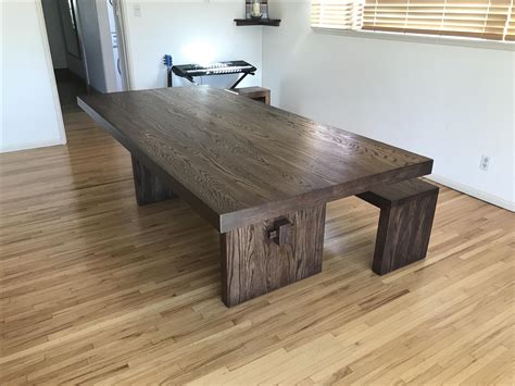 Hand Made Rustic Modern Trestle Dining Table By Indistressed Llc