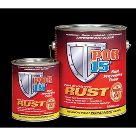 Por 15 45004 Rust Preventive Paint Black Quart