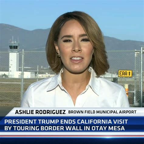 Live Shot After Meeting President Trump At The Border By Ashlie Rodriguez 7news